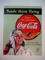 propaganda de cocacola en lata